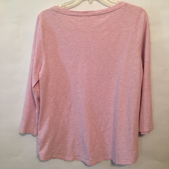 Talbots Hooray for Rose Top Size L - Picture 6 of 8